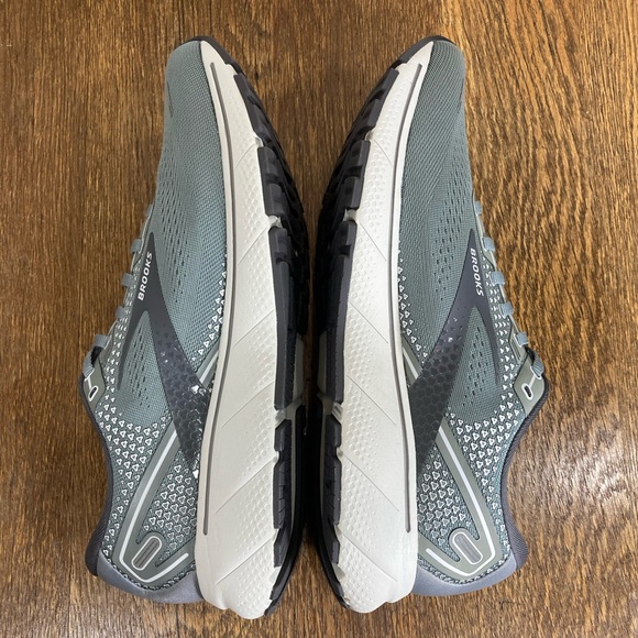 Brooks Ghost 14 Road Running Shoe Mens Size 12.5B (Narrow) Grey/Alloy/Oyster - Picture 8 of 12